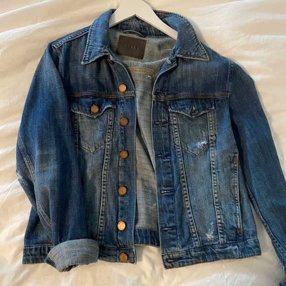Blank NYC Jackets & Blazers - BLANK NYC distressed denim jacket